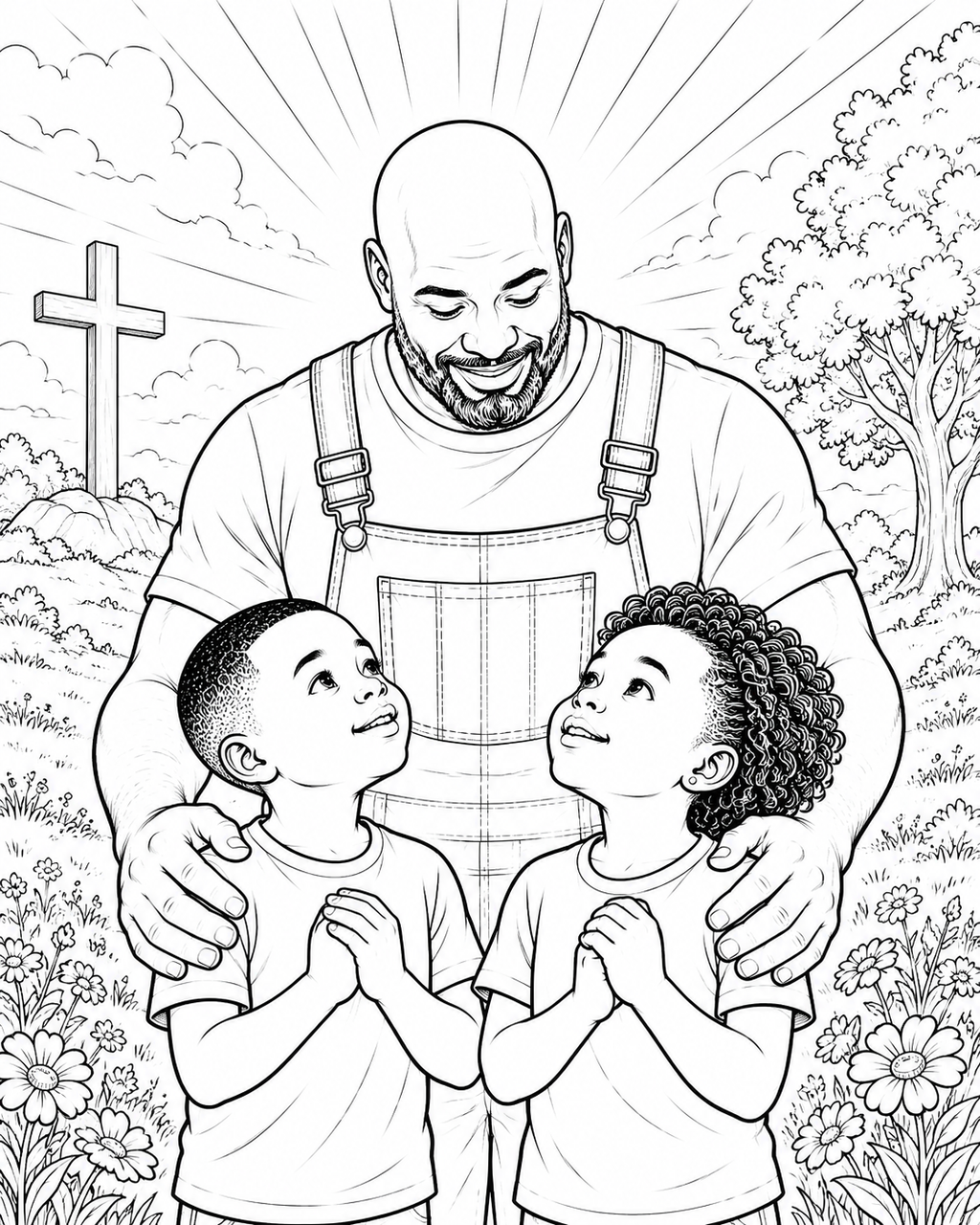 “Our Father” CYOBC (Color Your Own Book Cover)