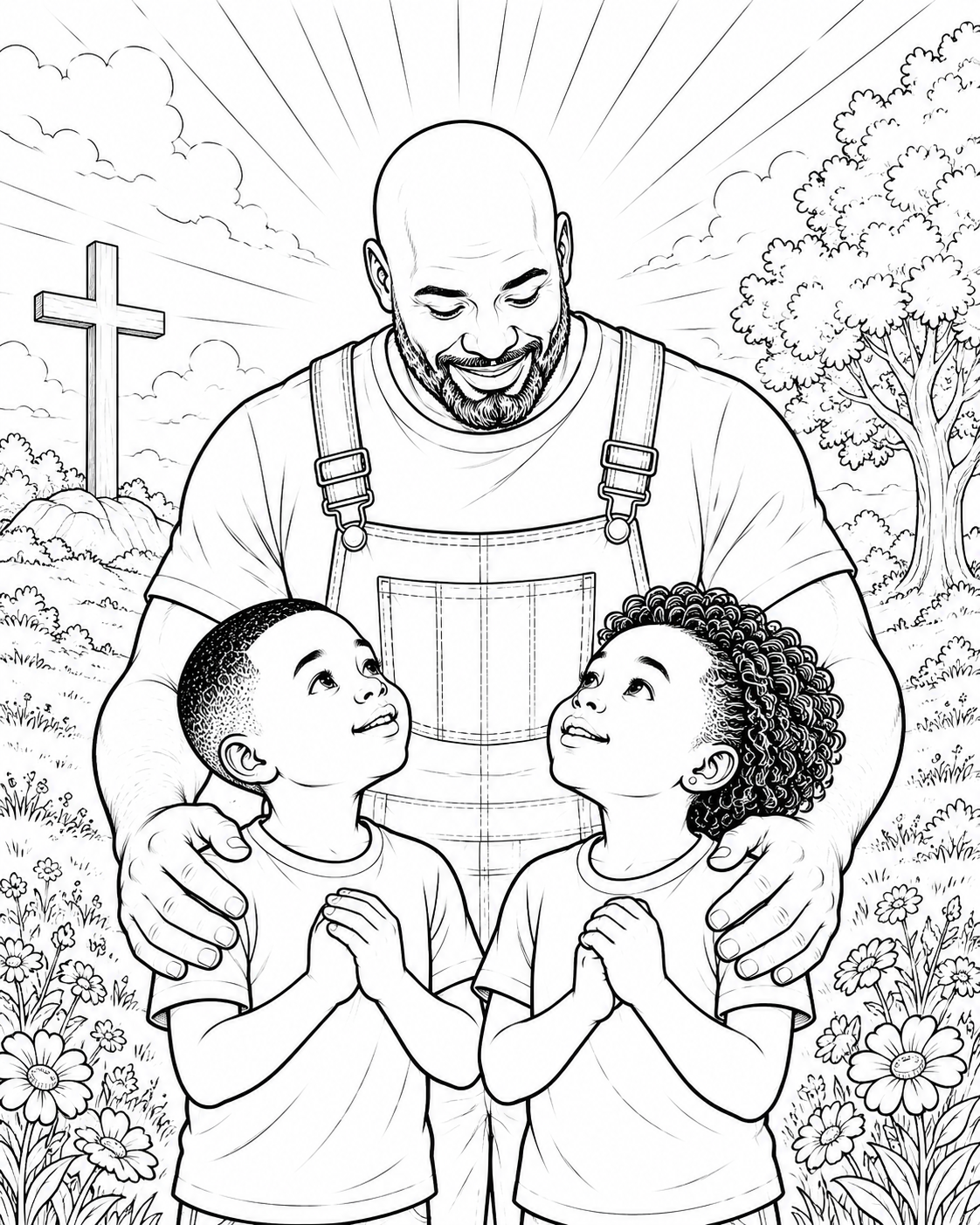 “Our Father” CYOBC (Color Your Own Book Cover)