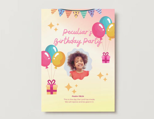 Custom Birthday Party Invitations