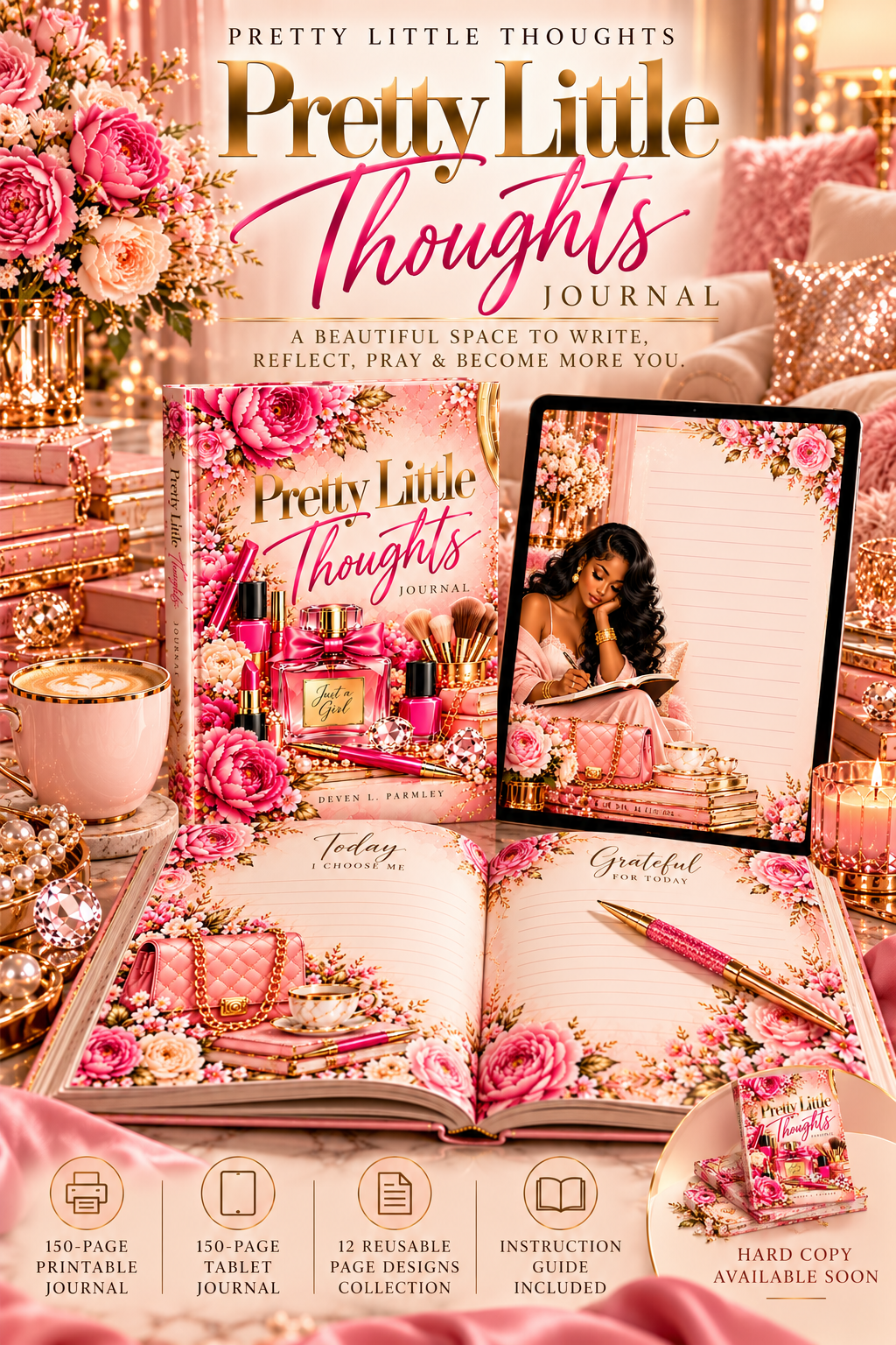 Pretty Little Thoughts | Printable Journal (Digital Download)
