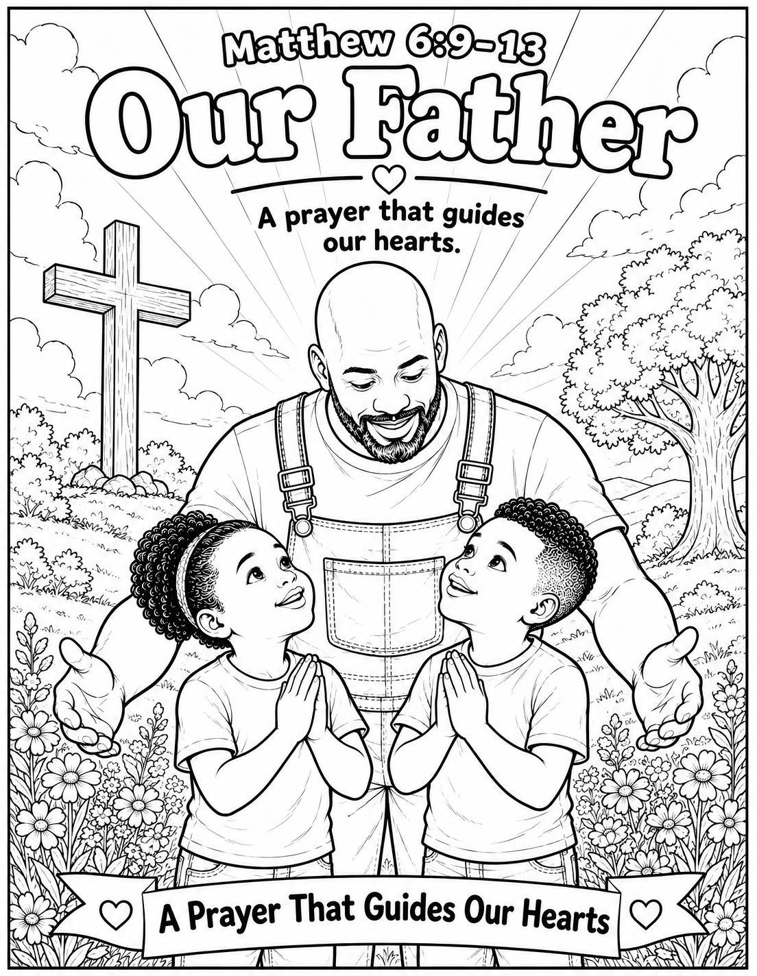 “Our Father” CYOBC (Color Your Own Book Cover)