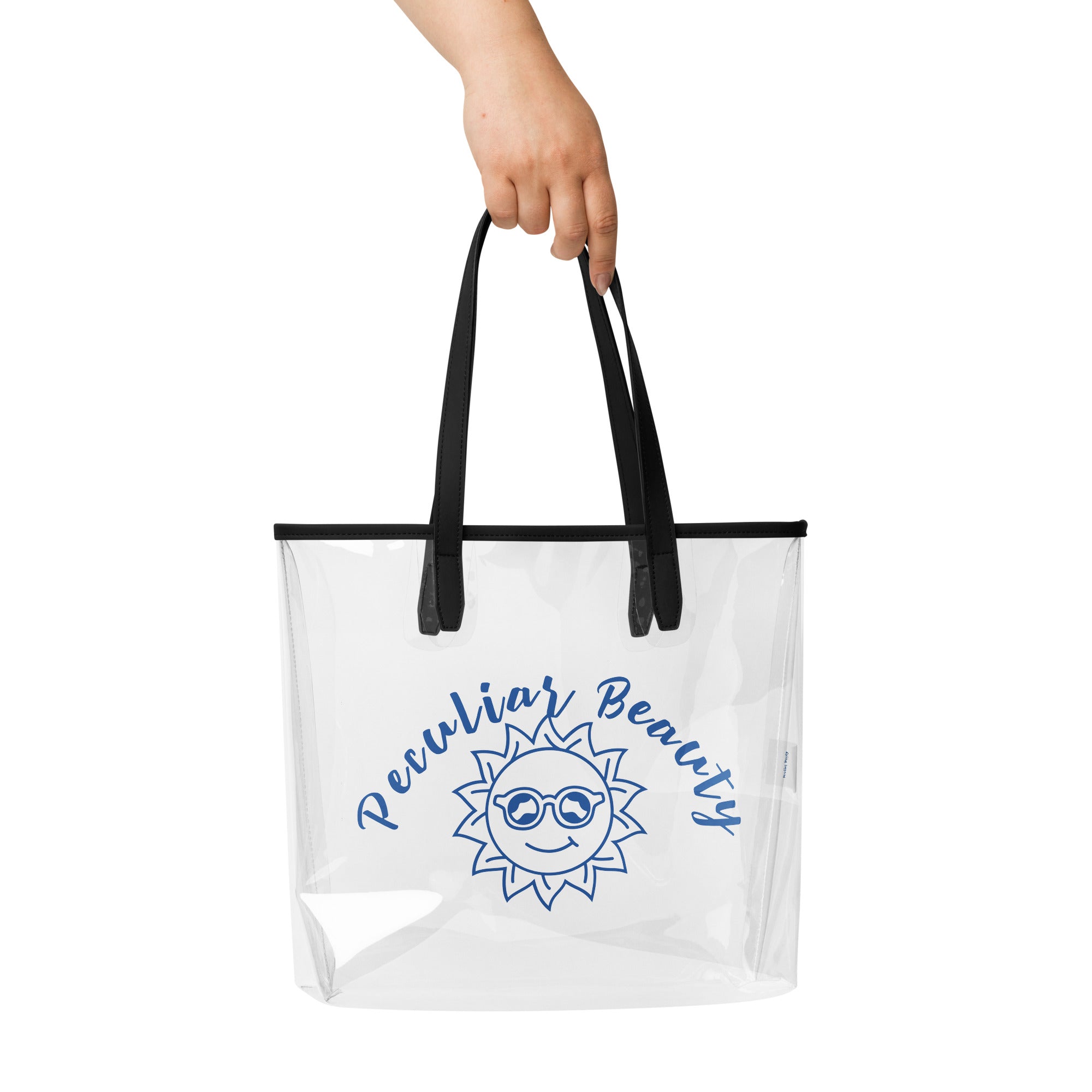 Clear tote bag